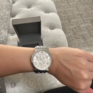 Michele Sport Sail Large Chronograph Ladies Watch.